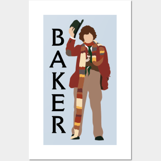 4th Doctor Tom Baker Posters and Art